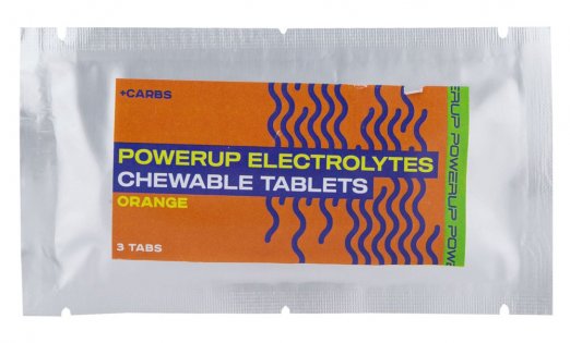 Таблетки Powerup Electrolytes Chewable Tablets 3 табл Апельсин PUP-ECT3-ORN