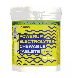 Таблетки Powerup Electrolytes Chewable Tablets 50 табл Лимон PUP-ECT50-LMN