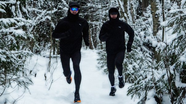 Бег в зимнюю погоду