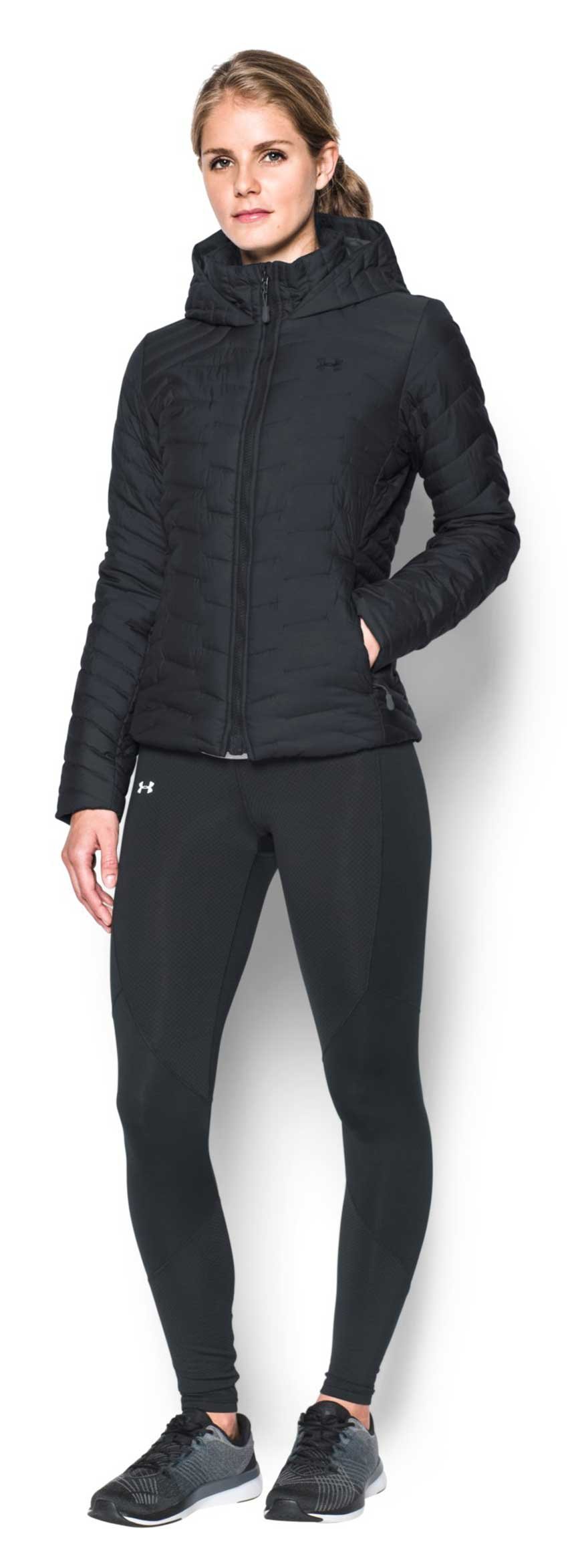 Under armour women's coldgear reactor hooded jacket hot sale