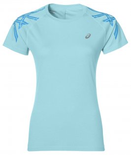 Футболка Asics Stripe Short Sleeve Top W