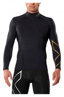 Компрессионная кофта 2xu MCS Thermal Compression Top MA3509a BLK/GLD