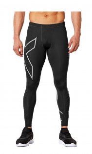 Компрессионные тайтсы 2xu Compression Tights MA3849b BLK/SIL