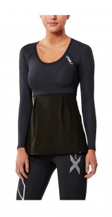 Компрессионная кофта 2xu Eclipse Compression Long Sleeve Top W WA3018a BLK/BLK