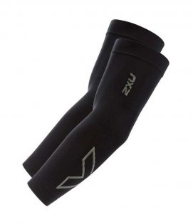 Компрессионные рукава 2xu Flex Run Comp Arm Sleeves UA4009a BLK/GRY