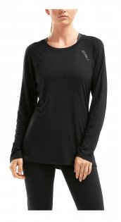 Кофта 2xu Heat Long Sleeve Run Top W WR5204a BLK/BLK