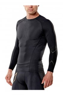 Компрессионная кофта 2xu MCS Cross Training Comp Long Sleeve Top MA4221a BLK/NRO