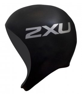Шапочка для плавания 2xu Neoprene Swim Cap UW1481f BLK/BLK