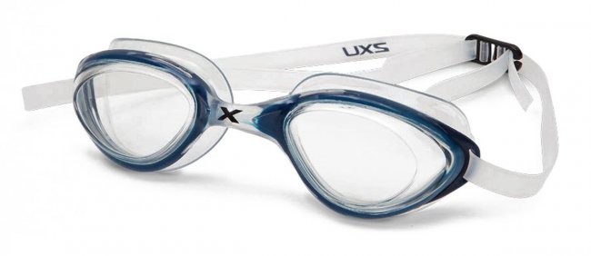 Очки для плавания 2XU Rival Goggle-Clear артикул UQ3976k CLR/BLU прозрачные линзы, синяя оправа