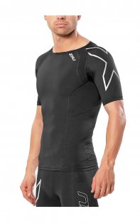 Компрессионная футболка 2xu Universal Compression Top MA2307a BLK/SIL