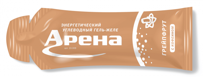 Гель Арена Первая 50 g с кофеином со вкусом грейпфрута