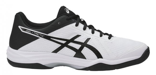 Кроссовки Asics Gel-Tactic B702N 0190 белые с черным
