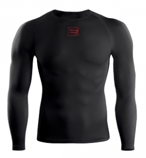 Термокофта Compressport 3D Thermo UltraLight LS Shirt TS3D-LS99 черная