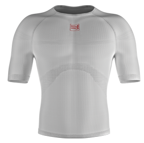 Термофутболка Compressport 3D Thermo Ultra Light Shirt SS TS3D-SS00 белая