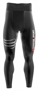 Компрессионные тайтсы Compressport Full Tights LGRUNV3-99 черные