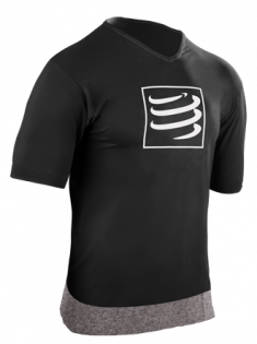 Футболка Compressport Training T-Shirt Range TSTN-SS99 черная