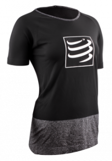 Женская футболка Compressport Training T-Shirt Range W TSTNW-SS99 черная