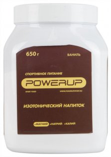 Напиток Powerup Изотоник Ваниль 650 g, Натрий, Калий, Магний