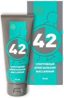 Крем-бальзам ЕвроФармСпорт 42 Массажный 75 ml EVFS-003 зеленая упаковка