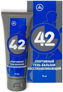 Гель-бальзам ЕвроФармСпорт 42 Восстанавливающий 75 ml EVFS-002 синяя упаковка