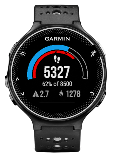 Часы Garmin Forerunner 230 FRNR230-BLK-WHT