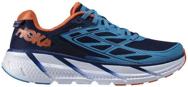 Кроссовки Hoka Clifton 3 1012046MBRO синие с оранжевым