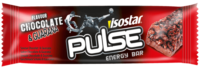 Батончик Isostar Pulse Energy Bar Guarana Chocolate 23 g PEBG-CHCL