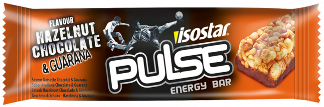 Батончик Isostar Pulse Energy Bar Guarana Nuts Choco 23 g PEBG-N-CH