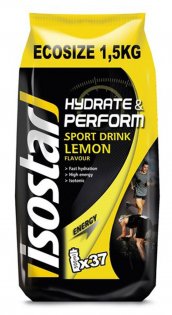 Напиток Isostar Hydrate and Perform Ecopack 1500 g Лимон растворимый