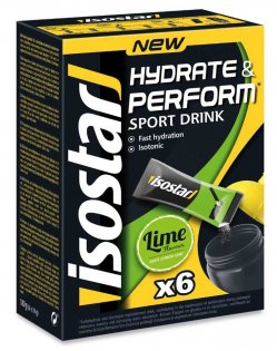 Напиток Isostar Hydrate and Perform Sport Drink 6 шт по 30 g со вкусом лайма