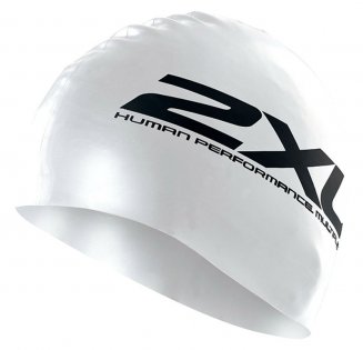 Шапочка для плавания 2xu Silicone Cap US1355f WHT/WHT