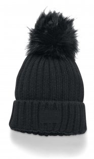 Шапка Under Armour Snowcrest Pom Beanie W 1299905-001