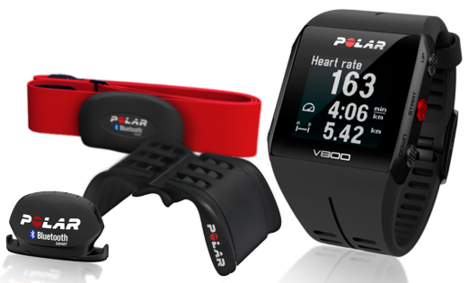 Часы Polar V800 + HRM-H7 + Cad + Mount