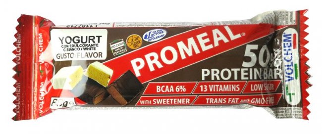 Батончик Volchem SRL Promeal Protein 50% Йогурт - Белый Шоколад 60 g