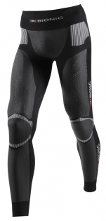 Термоштаны X-Bionic Windskin OW Pants черные с серым вид спереди