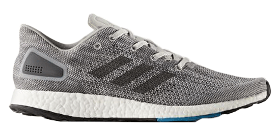 Кроссовки Adidas Pure Boost DPR артикул S82010 серые вид сбоку