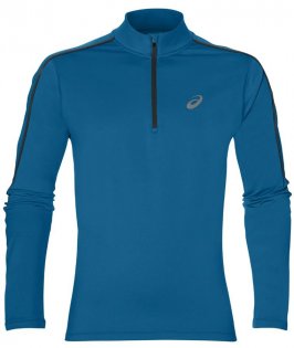 Кофта Asics Long Sleeve Winter Top артикул 146591 8154 голубая с молнией до груди