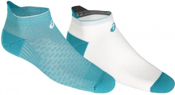 Женские носки Asics 2PPK Womens Sock W 130887 8065 белые и голубые