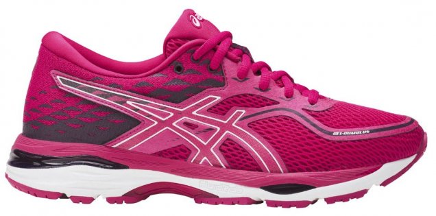 Женские кроссовки Asics Gel-Cumulus 19 W T7B8N 2001 розовые с черными вставками