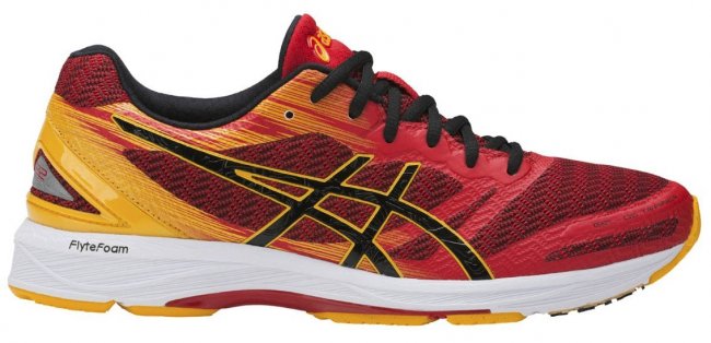 Мужские кроссовки Asics Gel-DS Trainer 22 T720N 2390 красные с желтым