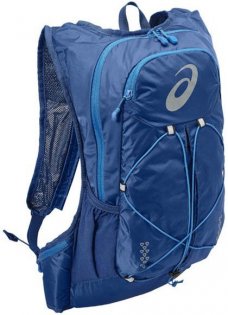 Рюкзак Asics Lightweight Running Backpack артикул 131847 0844 синий, фото внешней стороны