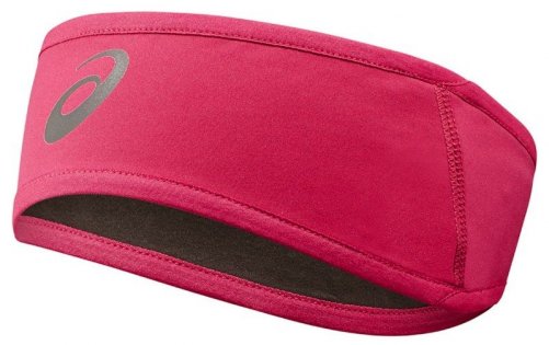 Повязка Asics Winter Headband артикул 150003 0640 розовая с логотипом