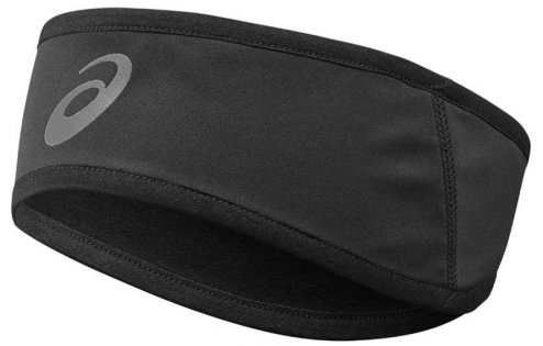 Повязка Asics Winter Headband артикул 150003 0904 черная с логотипом