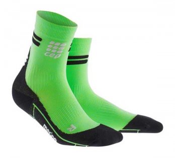 Компрессионные носки Cep C02 артикул C02M Z зеленые с черной подошвой