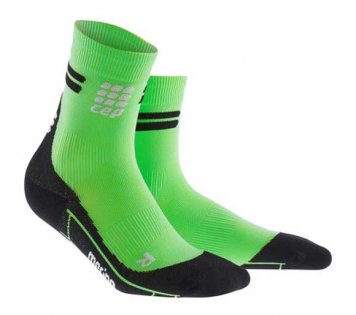 Женские компрессионные носки Cep C02 артикул C02W Z зеленые с черной подошвой