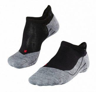 Носки Falke RU4 Invisible артикул 16707 3010 черные с серой подошвой