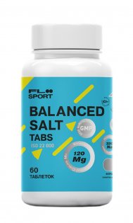 Таблетки Floo Sport Balanced Salt Tabs 60 табл FS-BST60