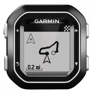 Велокомпьютер Garmin Edge 25 направление, нить трека, расстояние до финиша