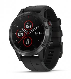 Часы Garmin Fenix 5 Plus Sapphire HR FNX5PL-SP-HR-BLK