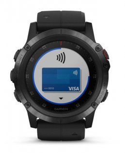 Часы Garmin Fenix 5X Plus Sapphire HR FNX5XPL-SP-HR-BLK